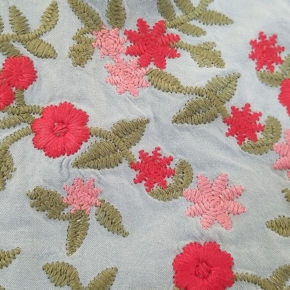 BOHO chic vintage look EMBROIDERED sleeveless top, size Medium - Picture 11 of 16